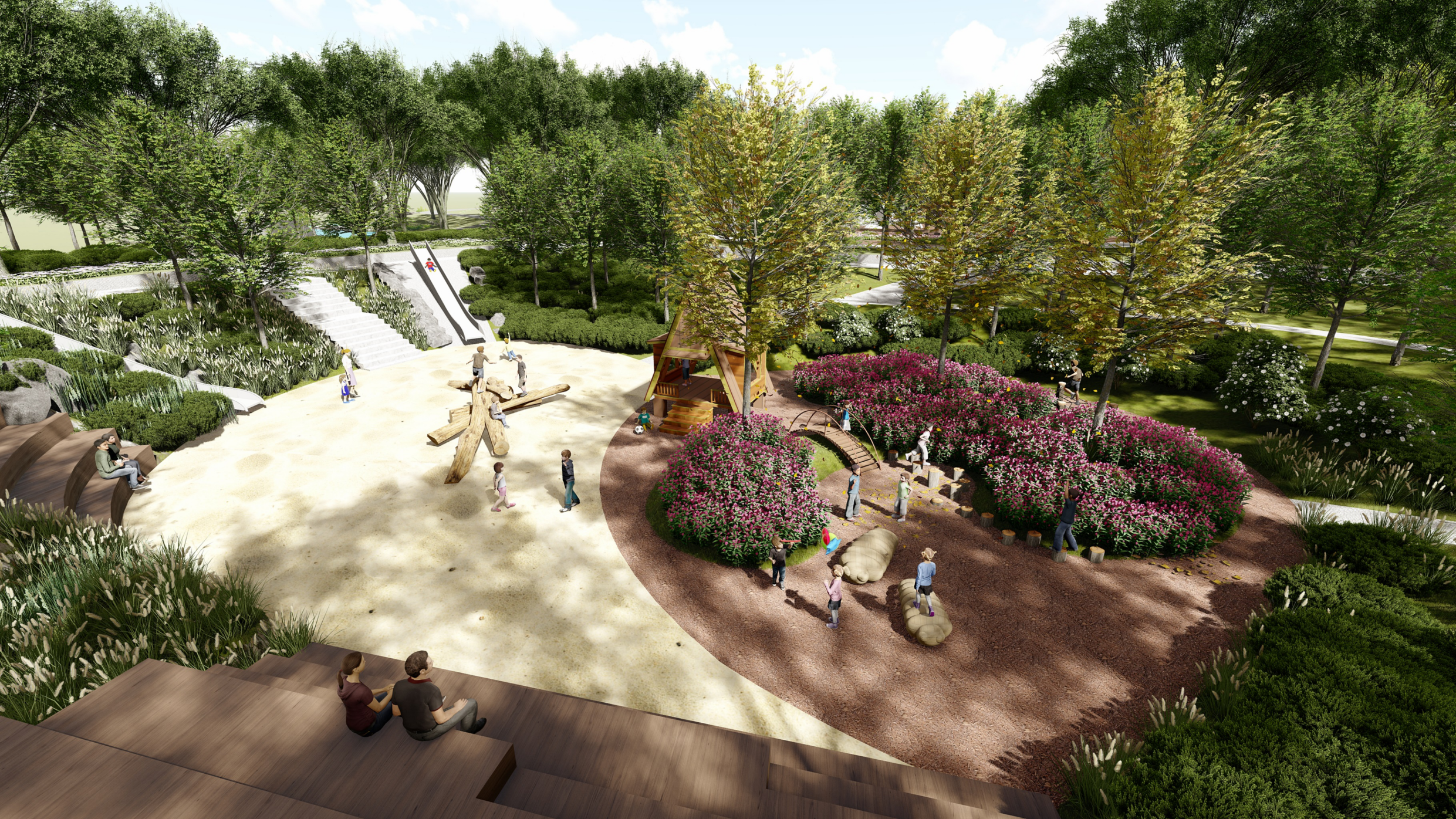 温榆河公园丨“欢乐绿荫”盛满童年乐趣