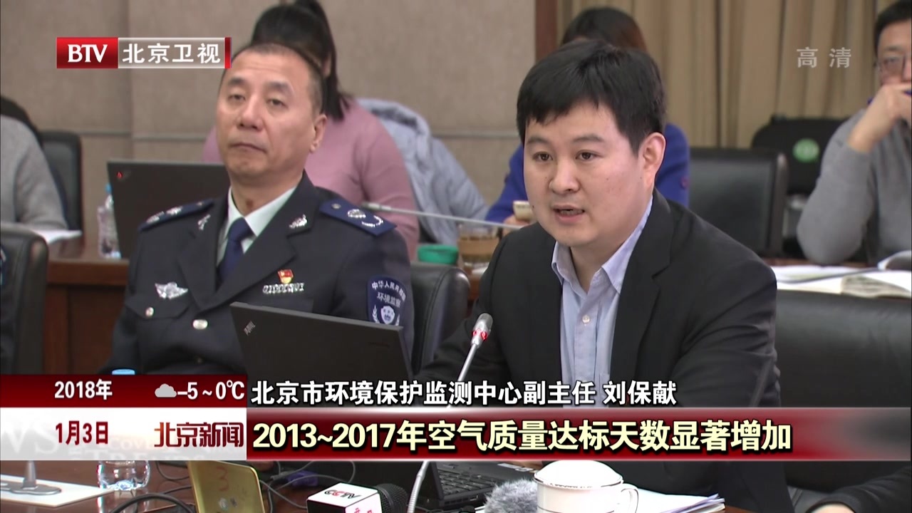 2017年北京PM2.5年均浓度58微克每立方米 完成“大气十条”任务 2017年北京PM2.5年均浓度58微克每立方米 完成“大气十条”任务