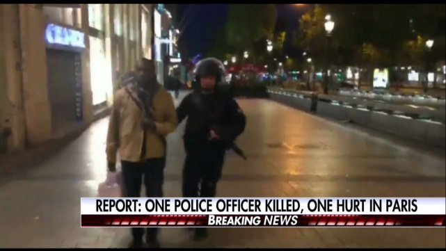 巴黎香榭丽舍大街发生枪击案 2名警察1死1伤 巴黎香榭丽舍大街发生枪击案 2名警察1死1伤