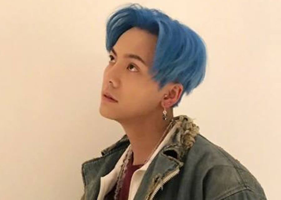 杨洋鹿晗都hold不住的蓝色头发,他却能轻松驾