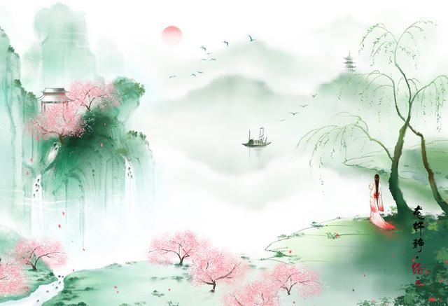 一生中不可不读的14句诗词经典名句,山抹微云