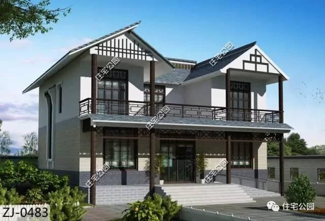 新农村建中式别墅最佳户型前30名,第1有多漂亮