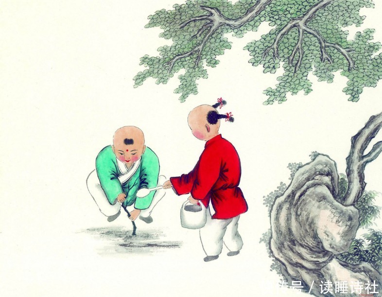 读睡古诗词欣赏 春风过案寻香句,静默盈胸不夜人