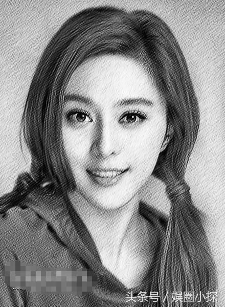 当明星照片以素描出现:杨幂佟丽娅99分,赵丽颖