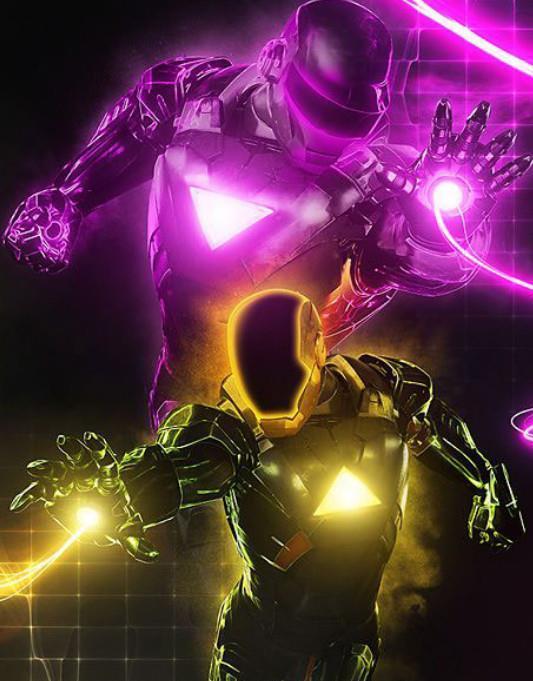 《漫威》钢铁侠cosplay,赛亚人无法直视,摘下