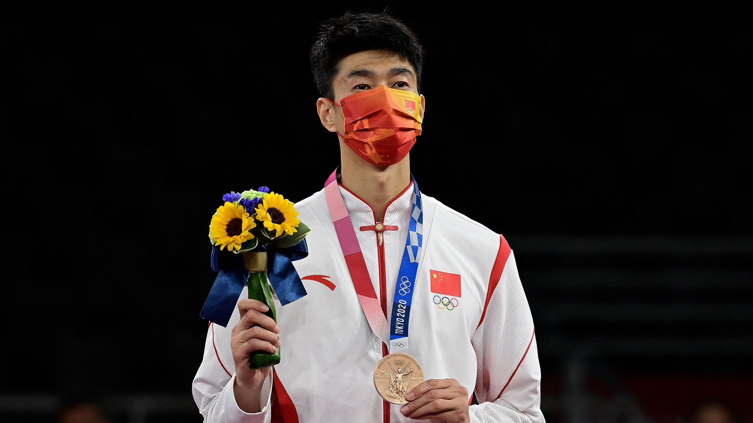 赵帅夺得东京奥运会跆拳道男子68公斤级铜牌！