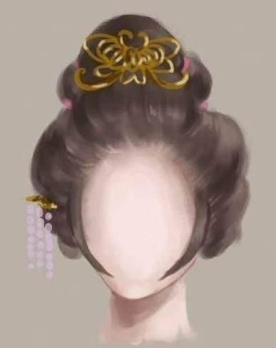 十二星座专属的古风发型,双子座的经典款,双鱼