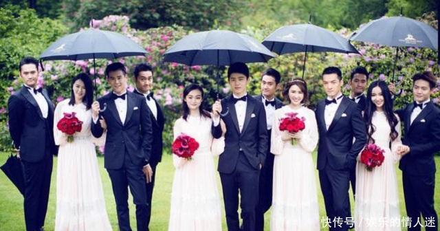 胡歌马天宇彭于晏曾给袁弘当伴郎,杜淳如今未