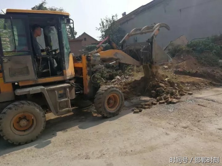 临漳县打好美丽城中村创建突击战