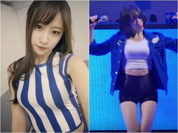 Exid的hani身材暴风成长紧身t 热裤s曲线超诱人 Exid的hani身材暴风成长紧身t 热裤s曲线超诱人