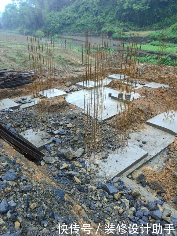 造化弄人!参照网上买的图纸地下室做了20根柱