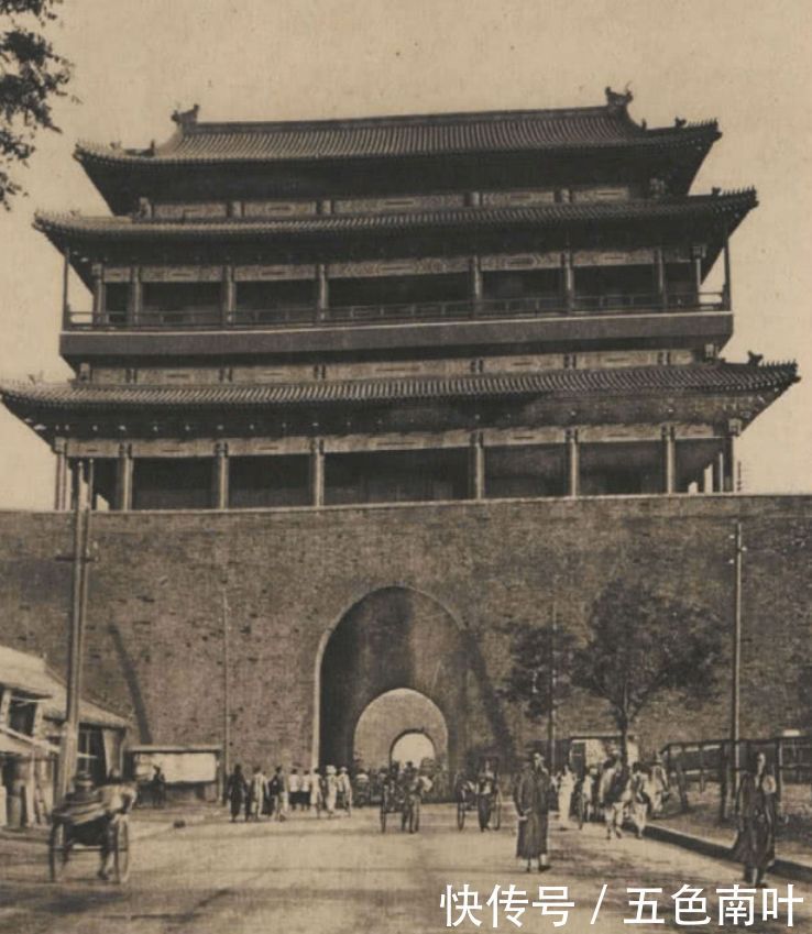 晚清灭亡前的北京城旧照,历史大清的紫禁城是