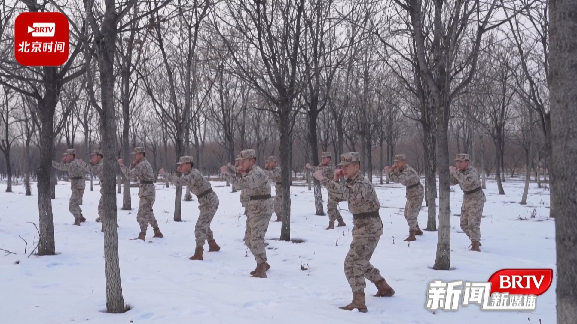 数九寒冬练兵热 武警官兵持续深入开展冬季大练兵