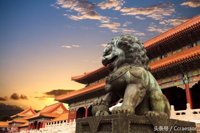 紫禁城中轴布局原则