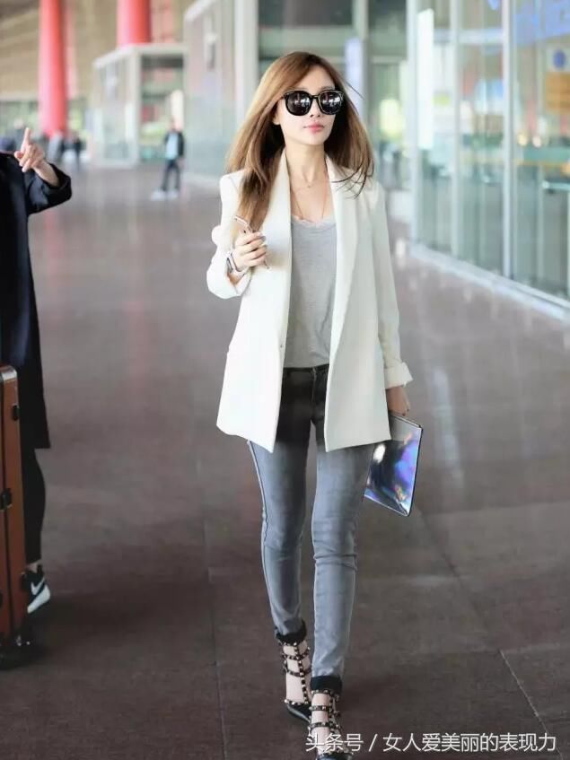 杨幂的牛仔裤,李小璐的牛仔裤,热巴的牛仔裤,我