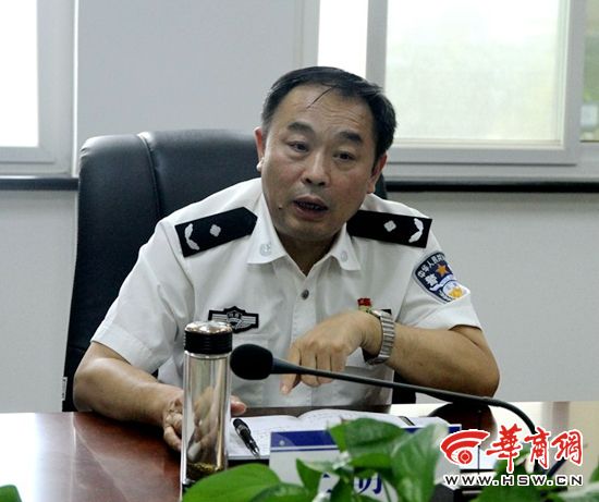 省公安厅"环食药"总队长在大荔检查指导工作