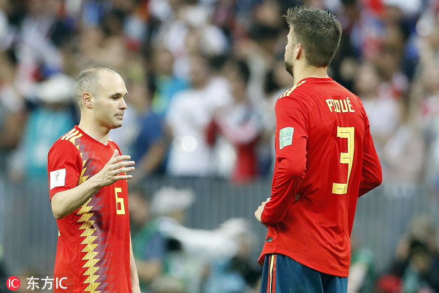 传奇落幕 34岁伊涅斯塔告别世界杯 点球大战不