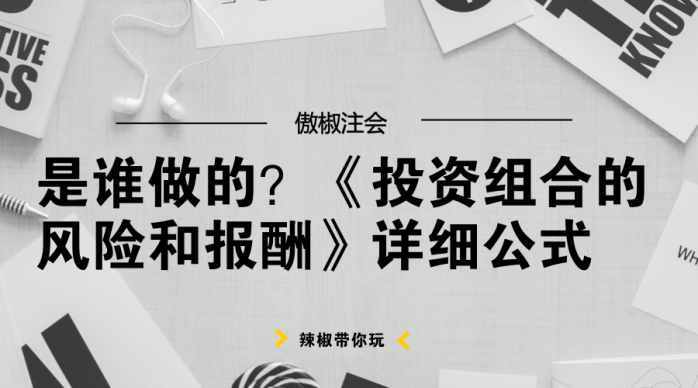 是谁做的? 《投资组合的风险和报酬》详细公式