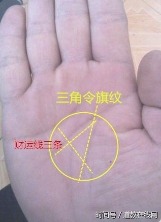 手相知识:三角令旗纹,天生富贵命格,穷不过35岁,越老越多钱 手相知识:三角令旗纹,天生富贵命格,穷不过35岁,越老越多钱