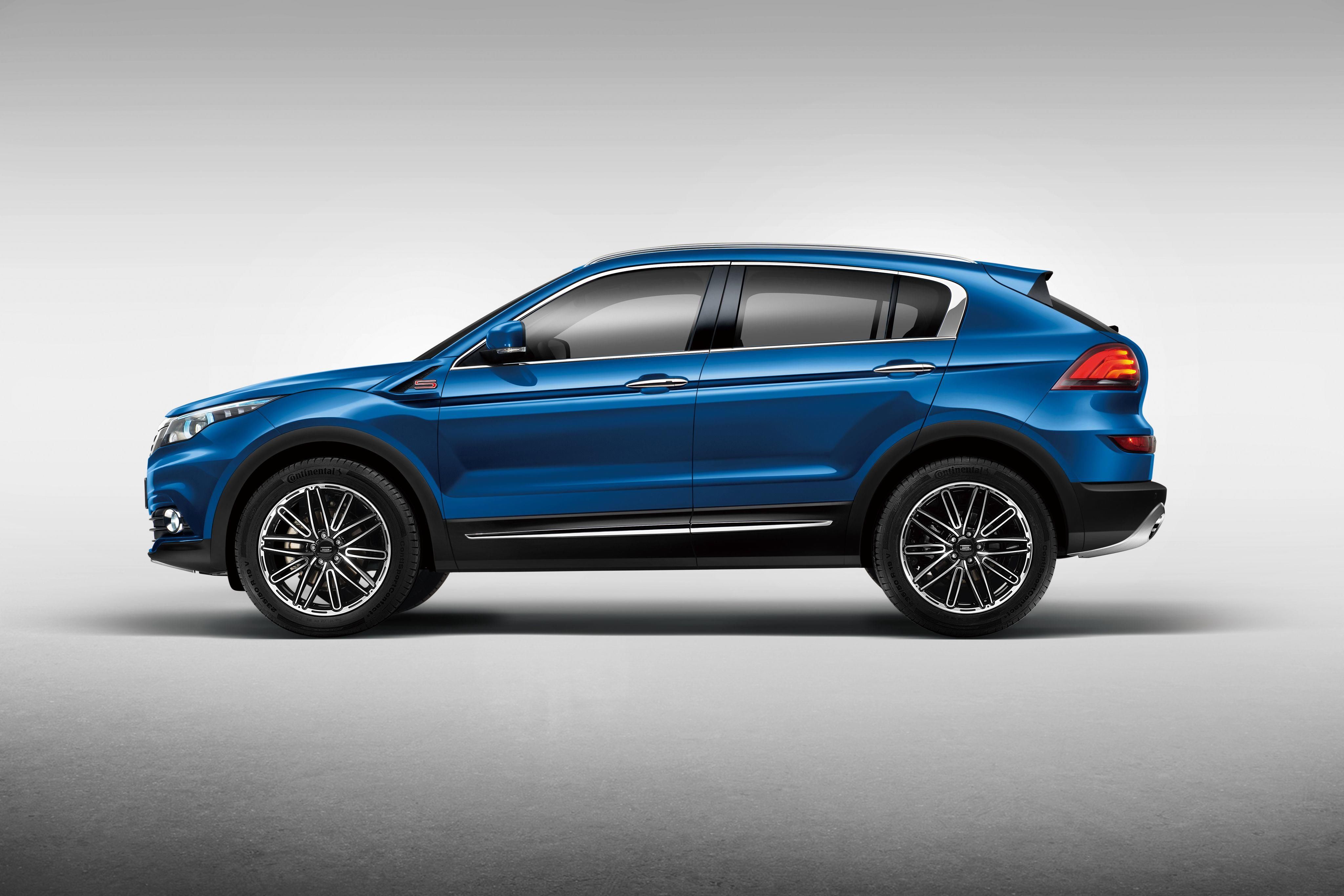 以观致5为例,它的外观设计并不复杂,腰线从前翼子板往后延伸到c柱处