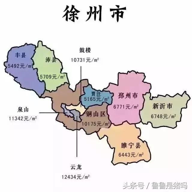 7月份江苏房价地图出炉!苏州的房价竟然已经排