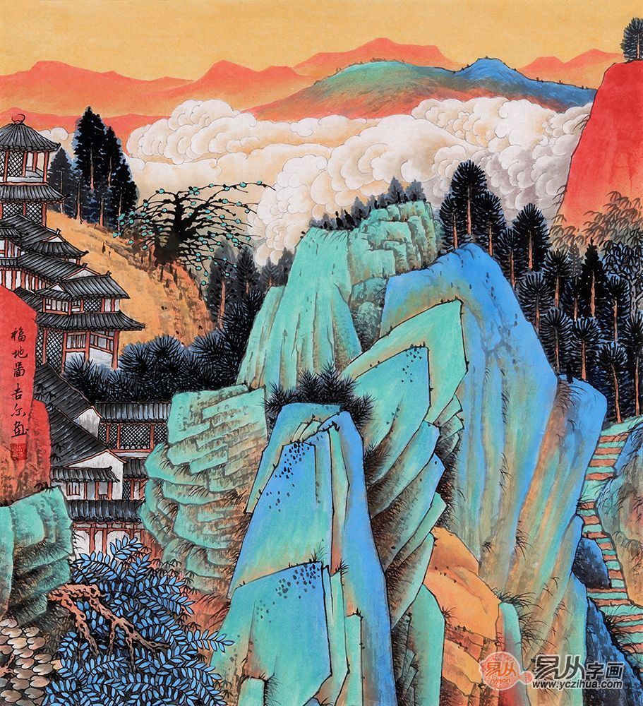 许吉尔的山水画人生,一步一个脚印