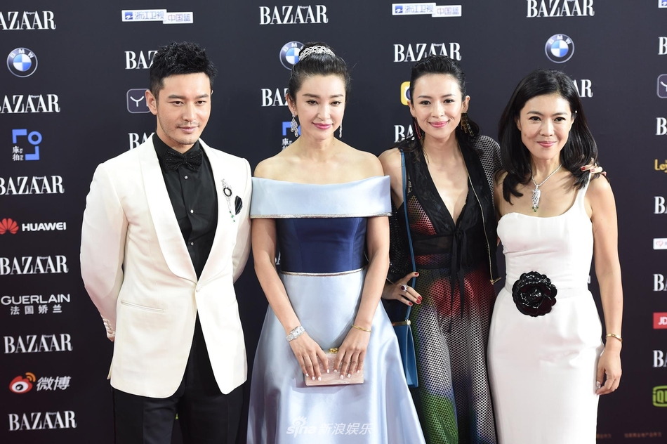 亮眼!章子怡李冰冰世纪同框 两大花旦美艳不减