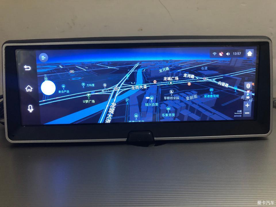 新款凯路德T98导航行车记录仪安装走线和使用