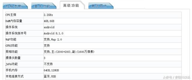信部曝光荣耀8X详细参数 搭载麒麟710并配6G