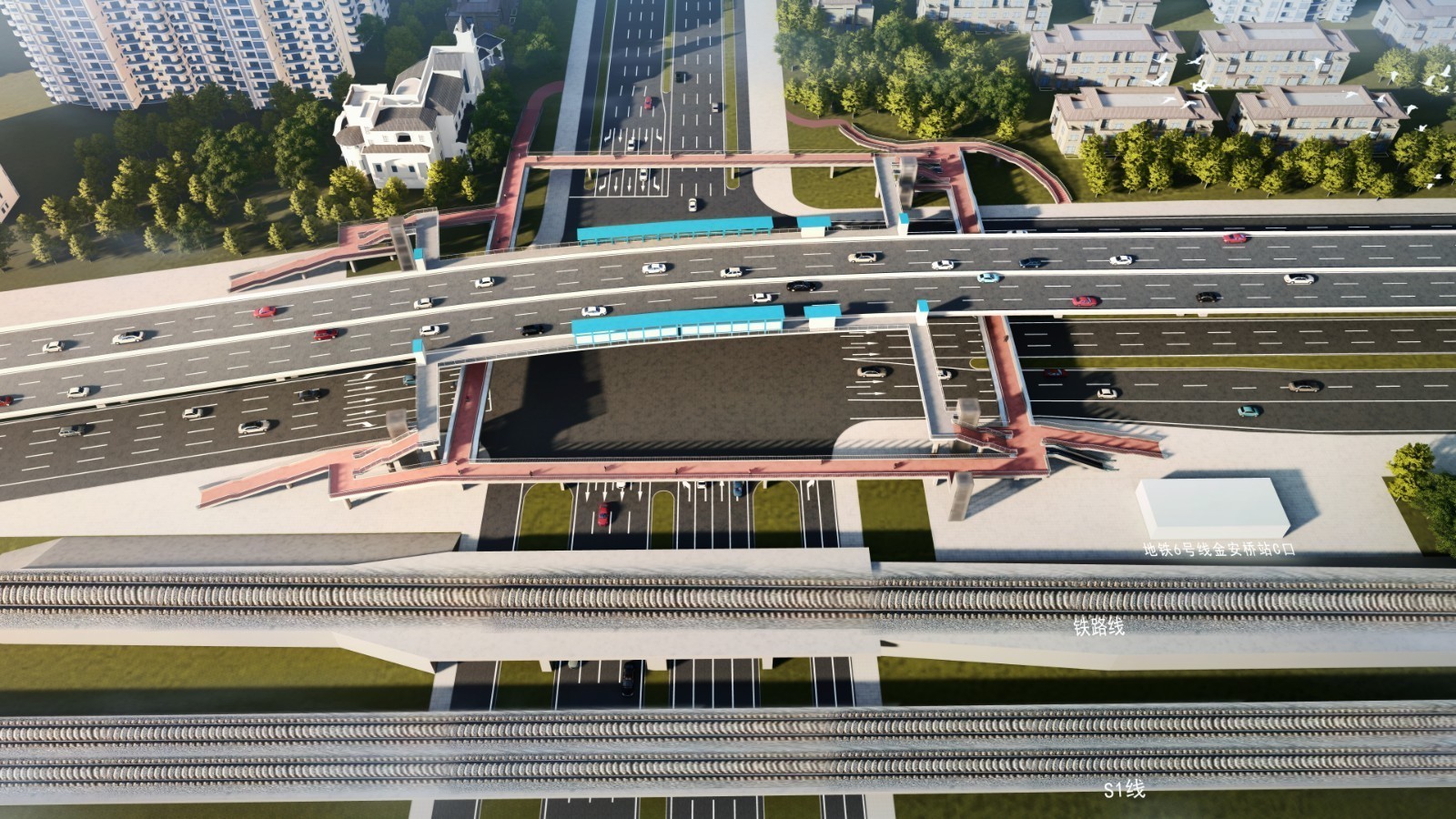 没想到你是这样的过街天桥—高架桥下的过街天桥_北京时间