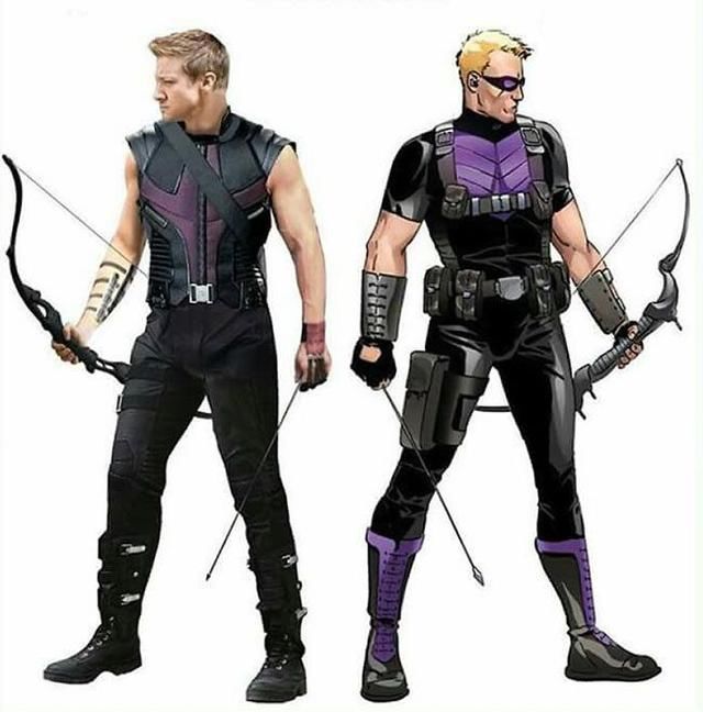 《复仇者联盟》电影人物与漫画原型大对比,你