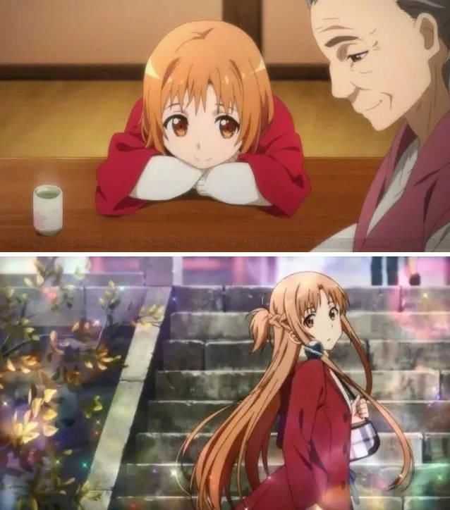 盘点动漫中各大女主小时候和长大后对比照!