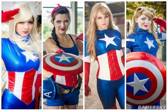 哪个最好看?女版美国队长Cosplay福利图集 哪个最好看?女版美国队长Cosplay福利图集