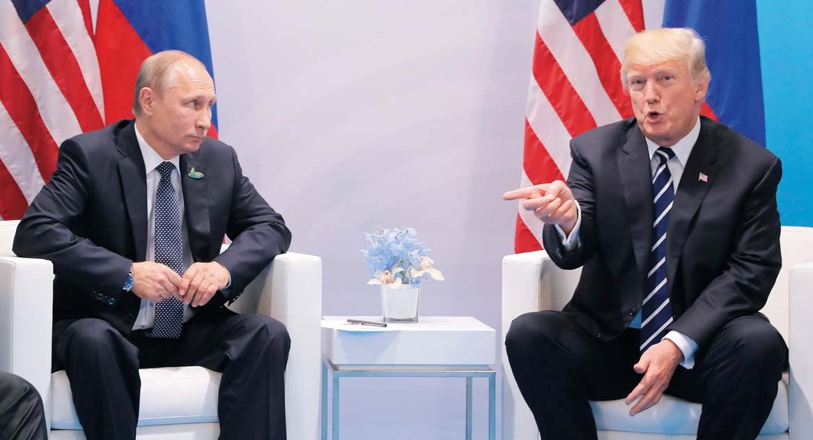 实拍特朗普和普京的表情包,被美国人民玩坏了