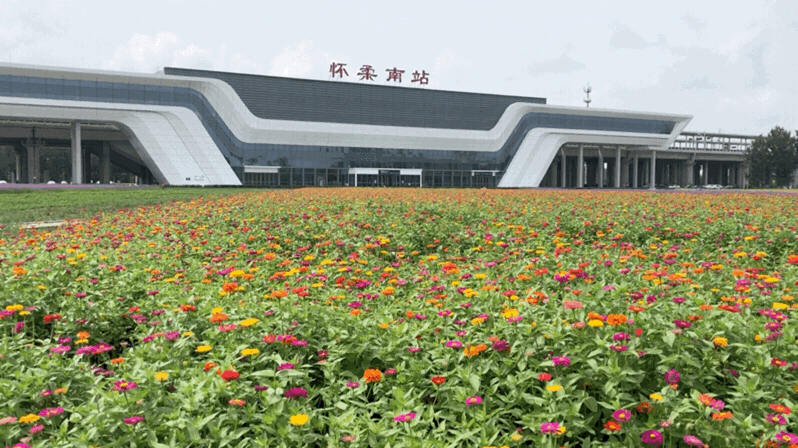 到北京怀柔赏景观花海 打卡中国影都新地标