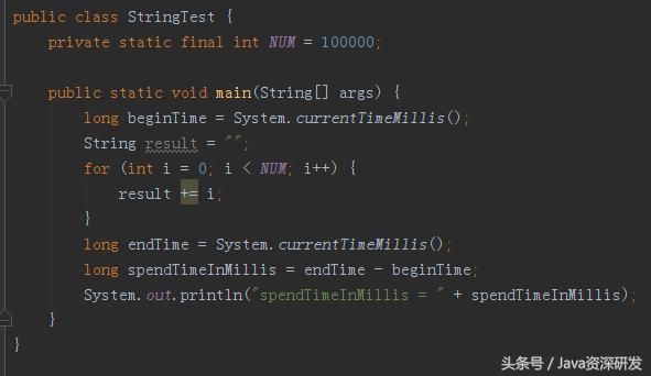 Java之字符串连接的性能比较