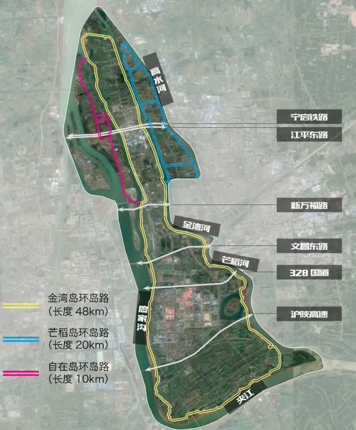 扬州首条78公里环岛旅游景观大道建设进度过半