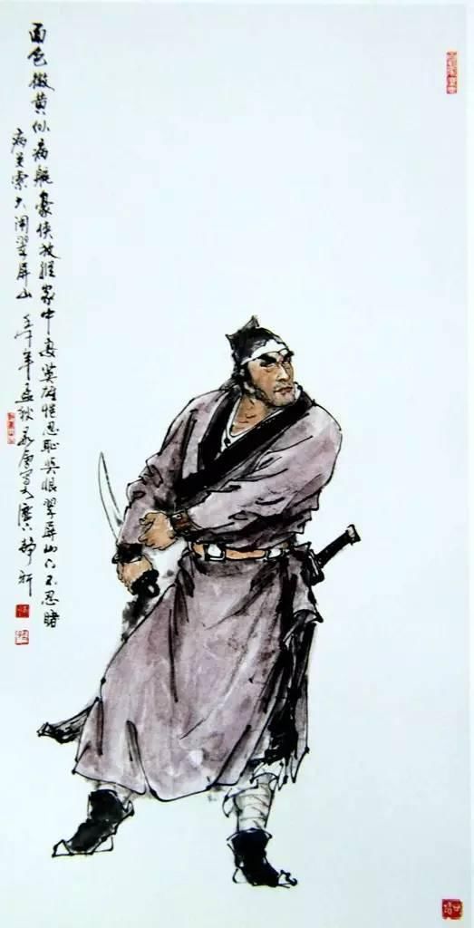 中国画:108将,《水浒传》英雄人物画,你最佩服