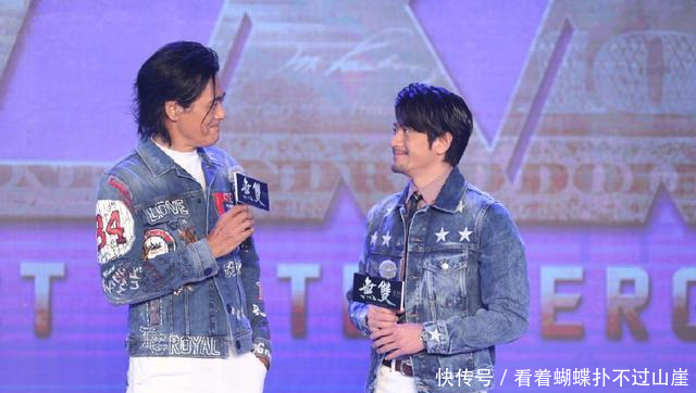 1米82的周润发和1米71的郭富城同台对比,谁的