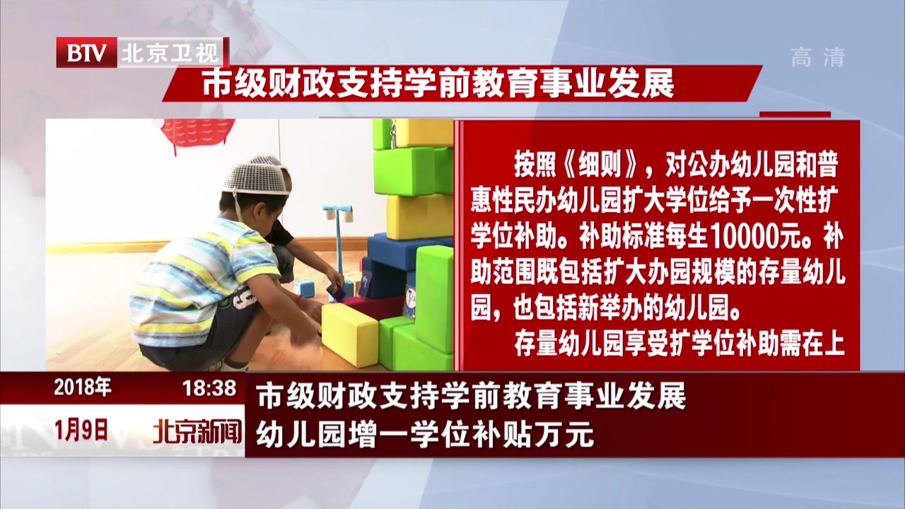 市级财政支持学前教育事业发展  幼儿园增一学位补贴万元 市级财政支持学前教育事业发展  幼儿园增一学位补贴万元