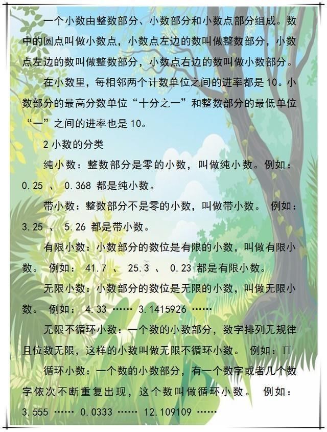 小学数学必背公式、定理汇总!只发一次,家长赶