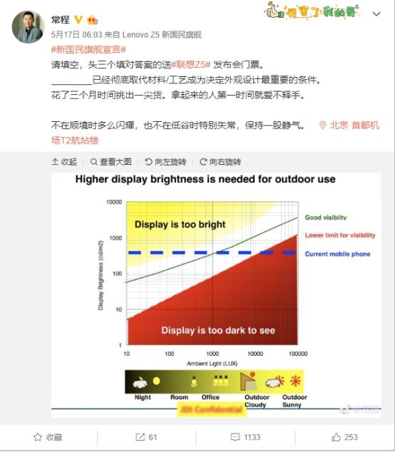 联想Z5或将率先搭载5G技术 掌柜常程爆出天线