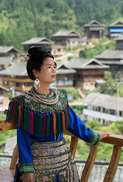 晚寨侗族服饰摄影:梁杰雄