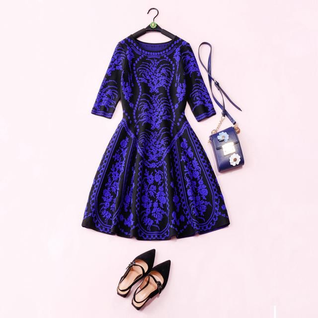 连衣裙早春款,法式浪漫风情,知性优雅