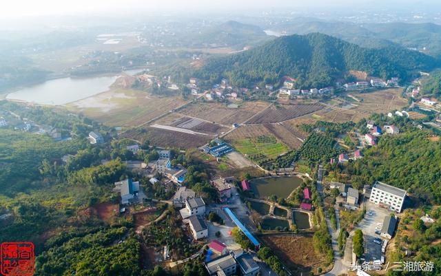 株洲市郊有个省级风景区,航拍图真美,农家美食