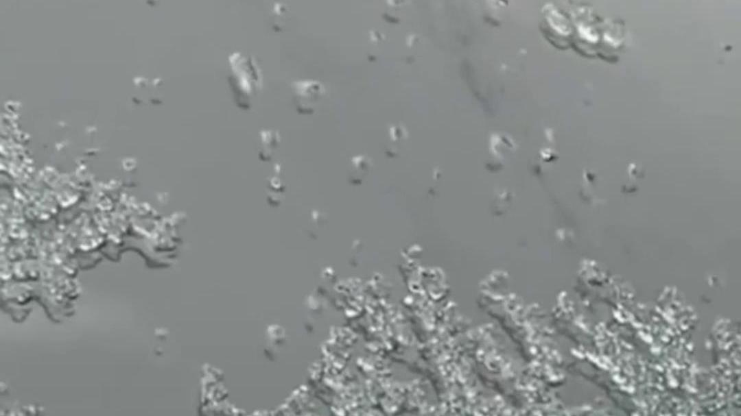 河南网友拍下冻雨凝结瞬间 雨滴落下成冰越堆越高 河南网友拍下冻雨凝结瞬间 雨滴落下成冰越堆越高