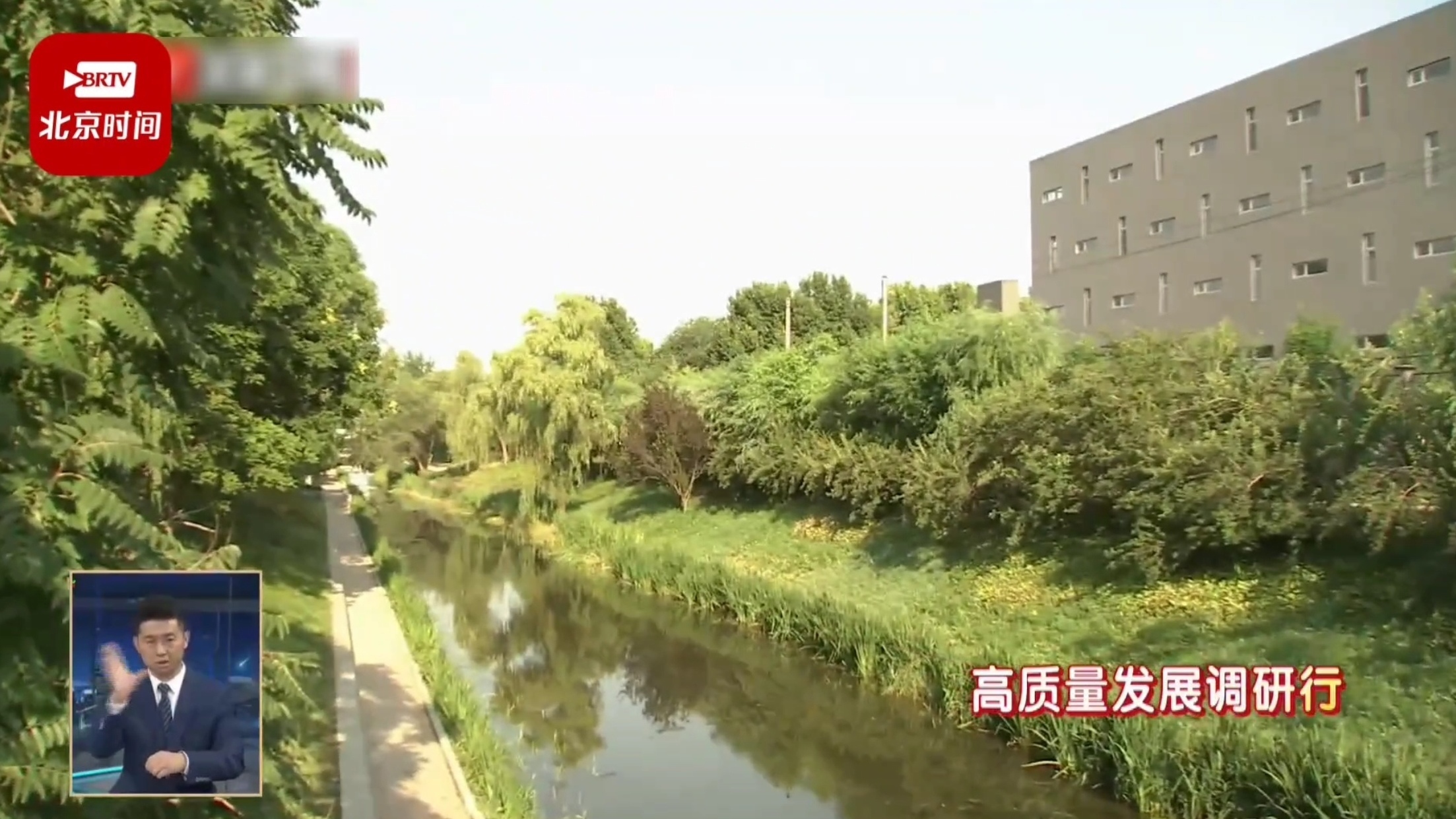 北京大兴：“蚊子河”成生态廊道   水生态修复成效显著
