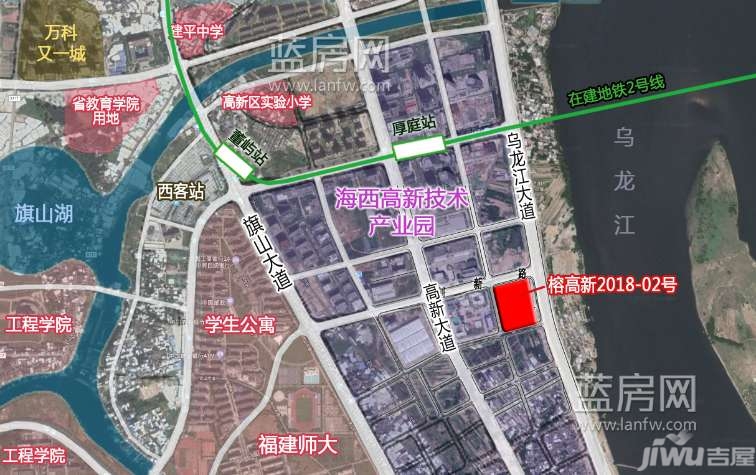 福州最新土拍!高新区再拍三幅瞰江宅地 起始楼