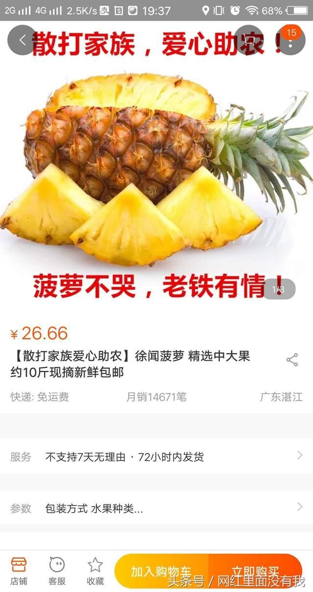 快手散打哥助农,日销14万斤菠萝!神秘大哥现二