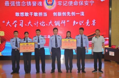 中江县公安局举办最强信念铸警魂牢记使命保